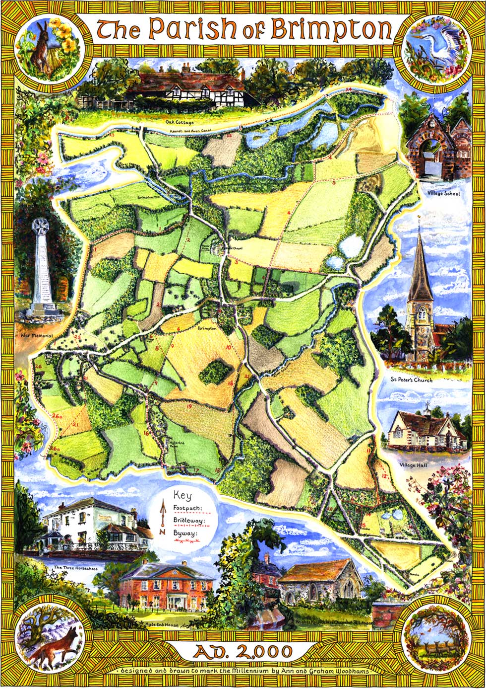 Brimpton Parish Council Map
